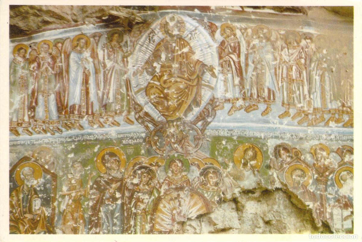 Postales: Postal Monasterio de Sumela Frescos Bizantinos Trabzon Turqu&iacute;a