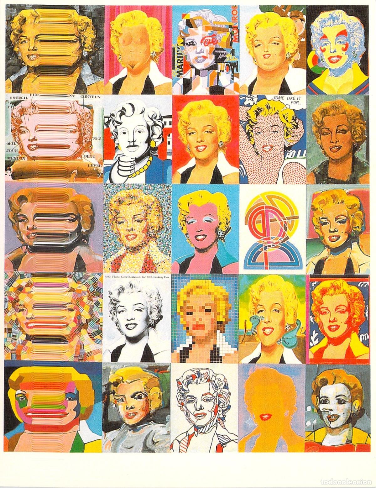 Postales: Postal de Marilyn Monroe Norma Jean Baker por Paul Giovanopoulos Pop Art