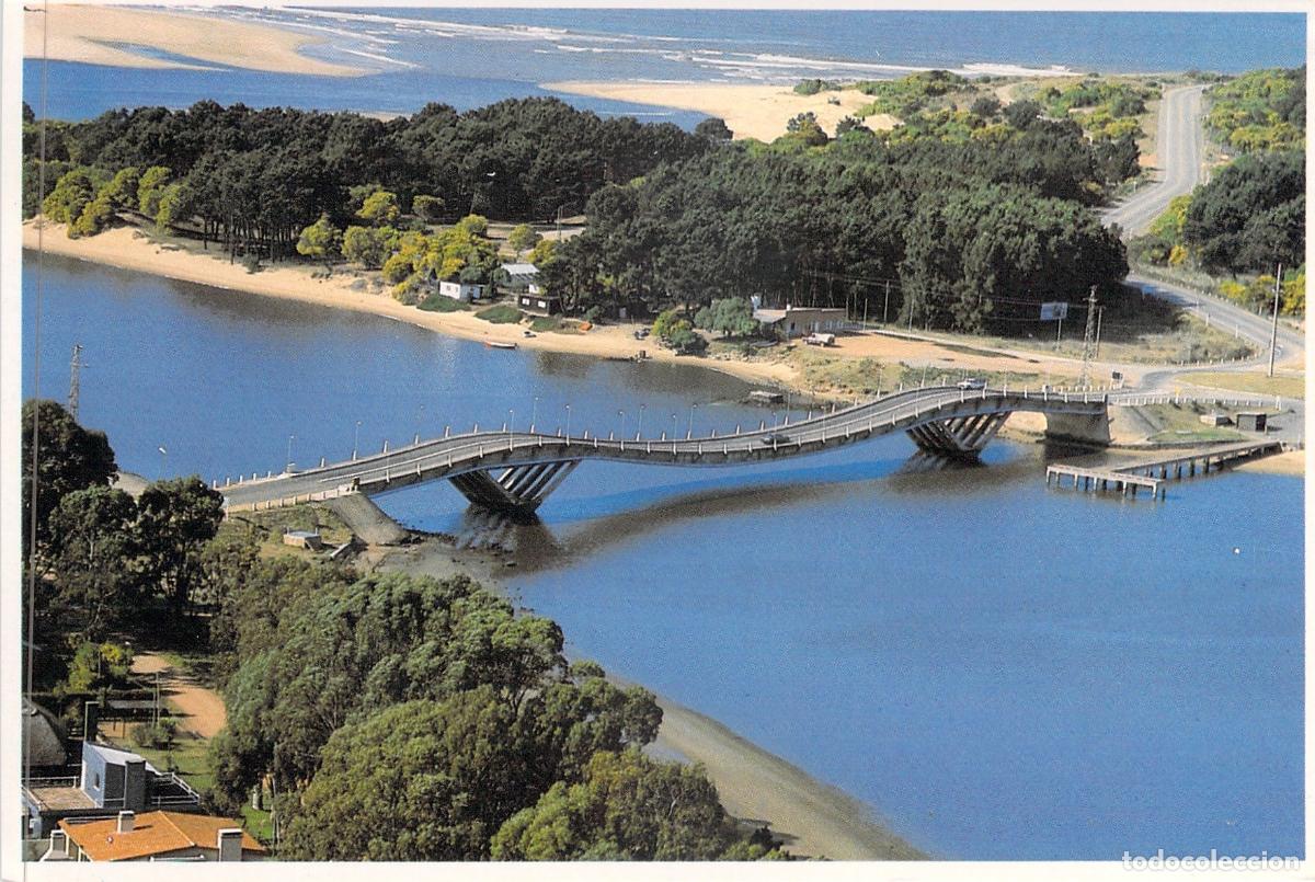 Postales: Postal Puente Ondulante sobre Arroyo Maldonado, Uruguay