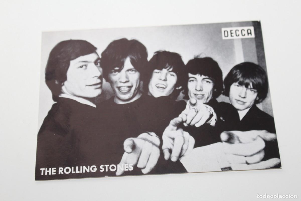 Postales: POSTAL THE ROLLING STONES POSTAL DISCOGRAFICA DECCA COLUMBIA FOTO TRASERA PROMO EP&acute;S Y SINGLES