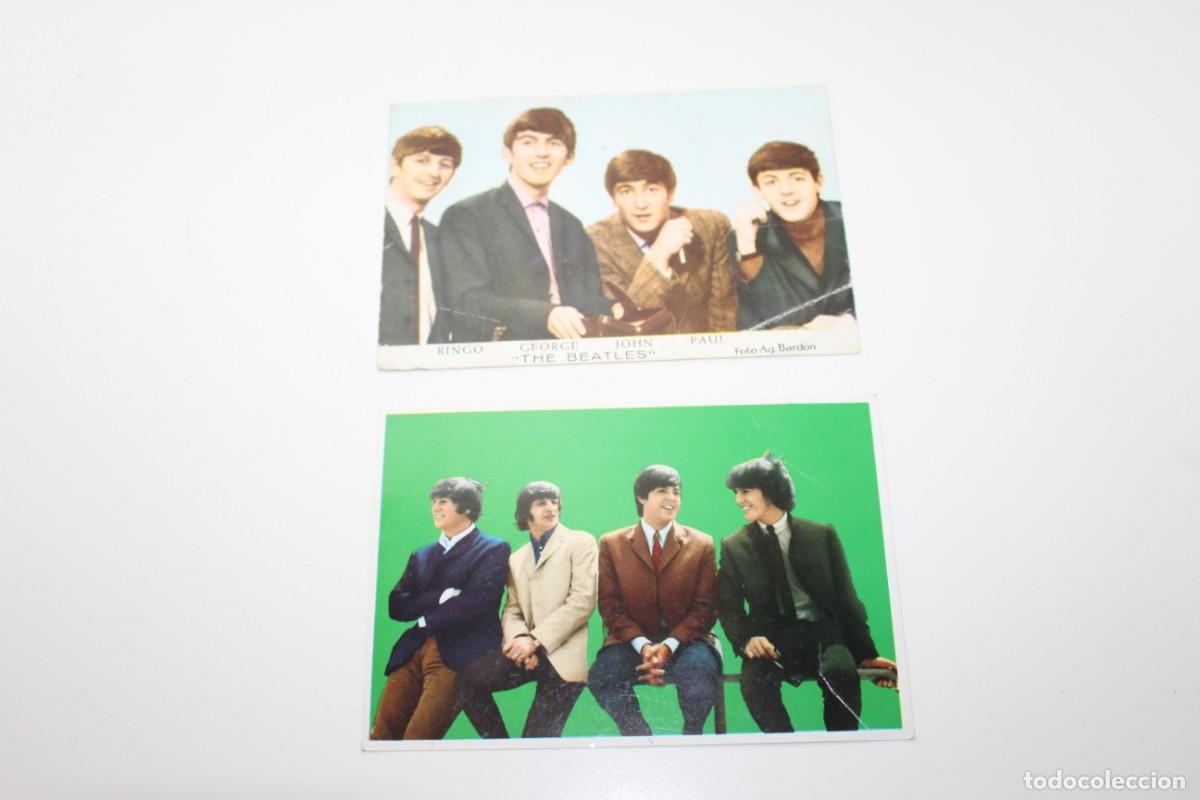 Postales: 2 POSTALES THE BEATLES - A&Ntilde;OS 60