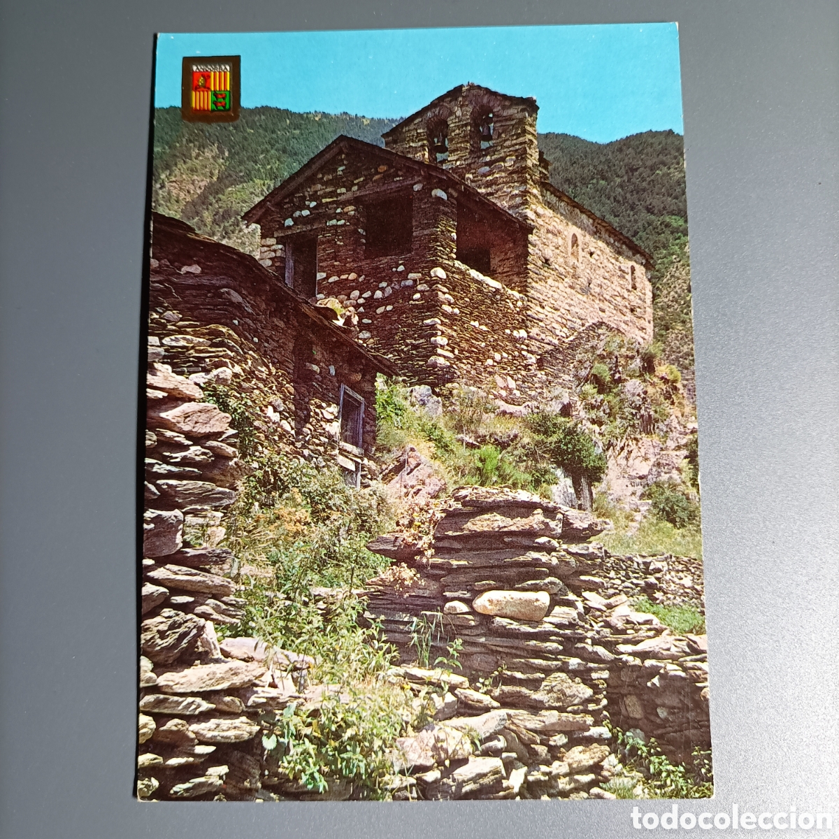 Postales: TARJETA POSTAL SIN CIRCULAR. №1490 VALLS D'ANDORRA. LES BONS. ERMITA DE SAN ROMA