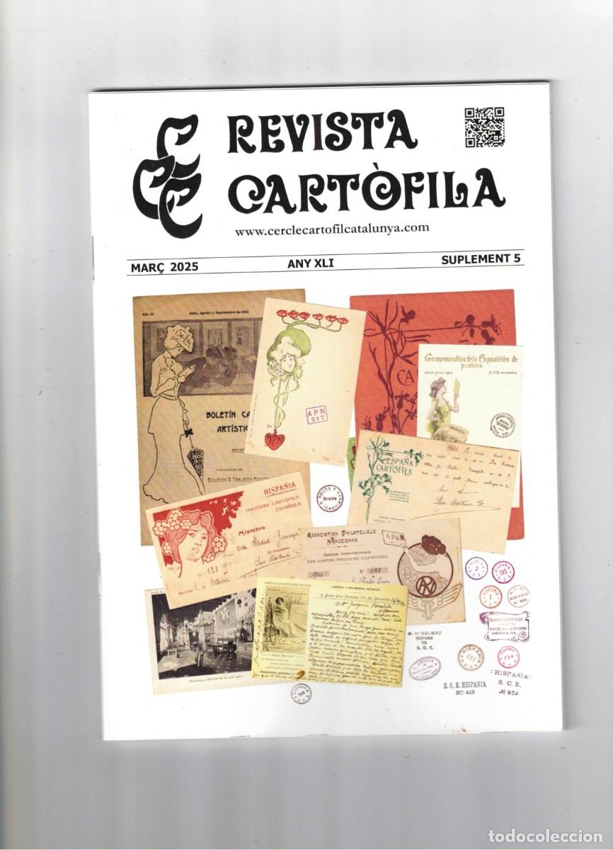 Postales: REVISTA CART&Ograve;FILA. SUPLEMENT N&ordm;5. ELS INICIS DE LA CARTOF&Igrave;LIA CATALANA. JAUME TARR&Eacute;S