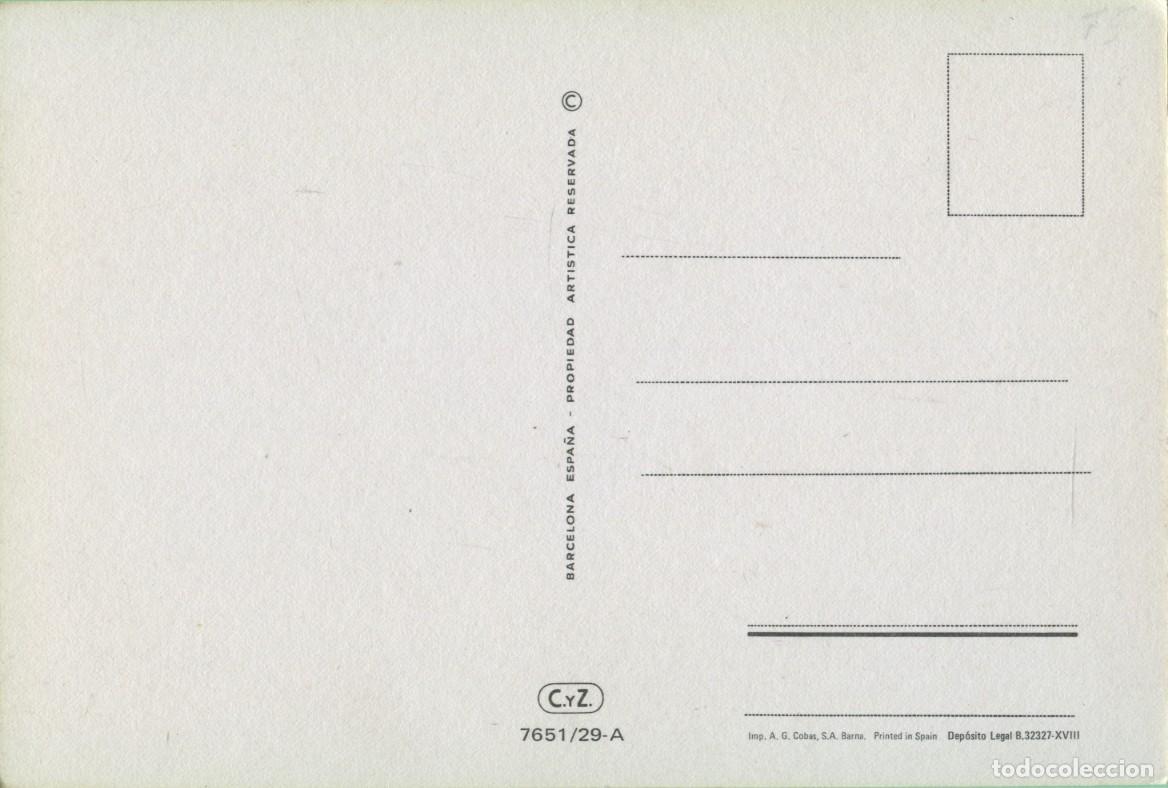 Postales: N&ordm; 7651/29-A-Rosas. Sin circular. ED. CYZ - Foto 2