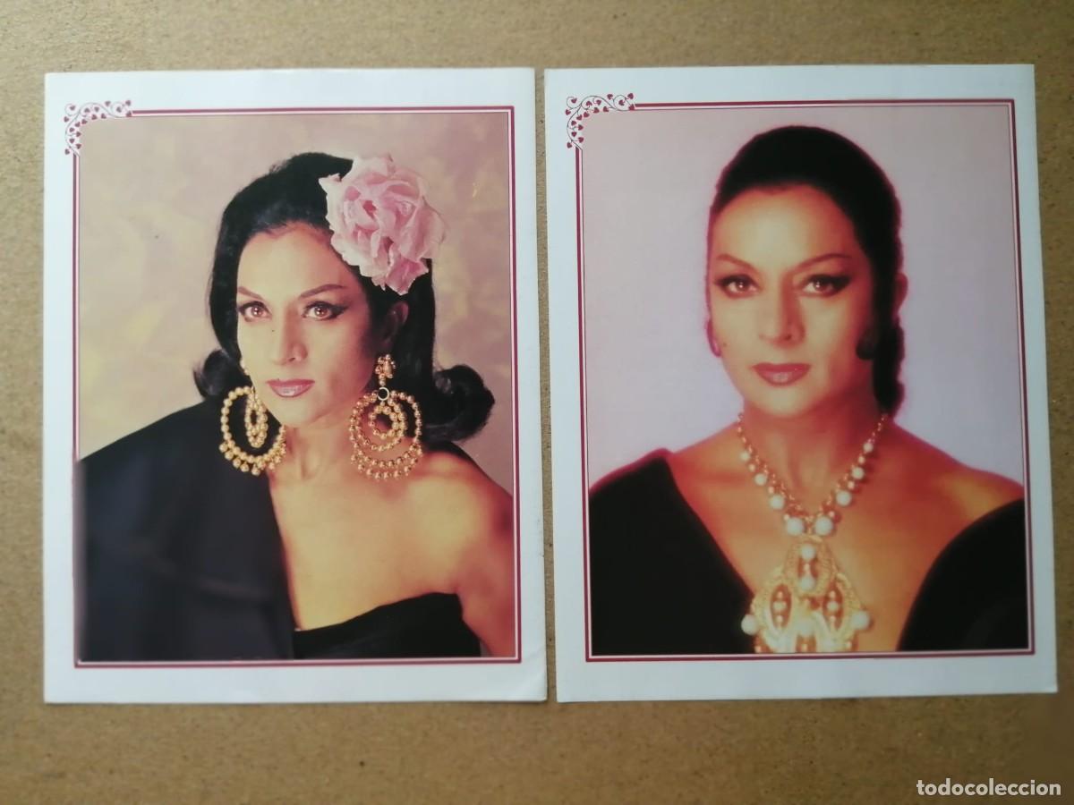 Postales: DOS LAMINAS. LOLA FLORES