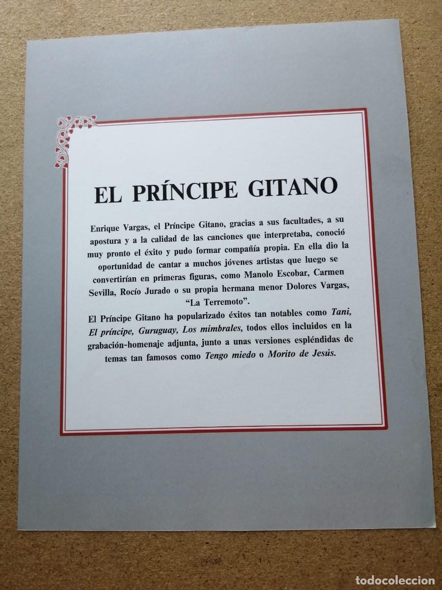 Postales: LAMINA. EL PRINCIPE GITANO - Foto 2