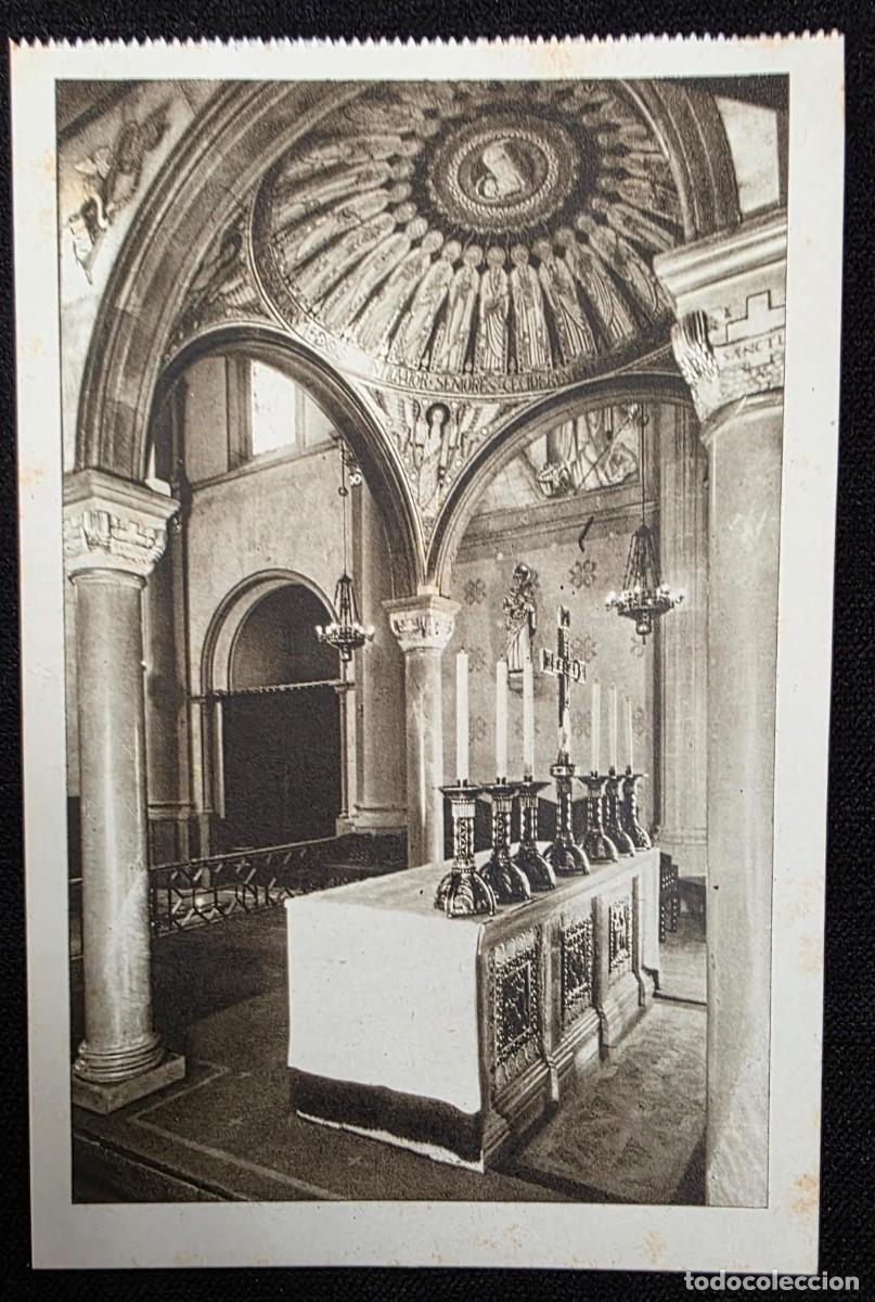 Postales: P.988 Antigua tarjeta postal altar Santuario Mare de D&eacute;u de la Salut Sabadell huecograbado Fournier