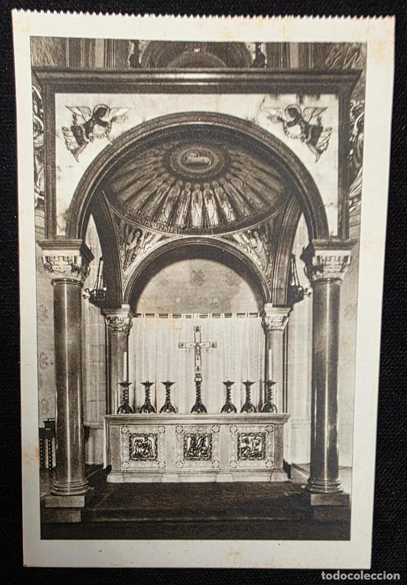 Postales: P.989 Antigua tarjeta postal altar Santuario Mare de D&eacute;u de la Salut Sabadell Fournier