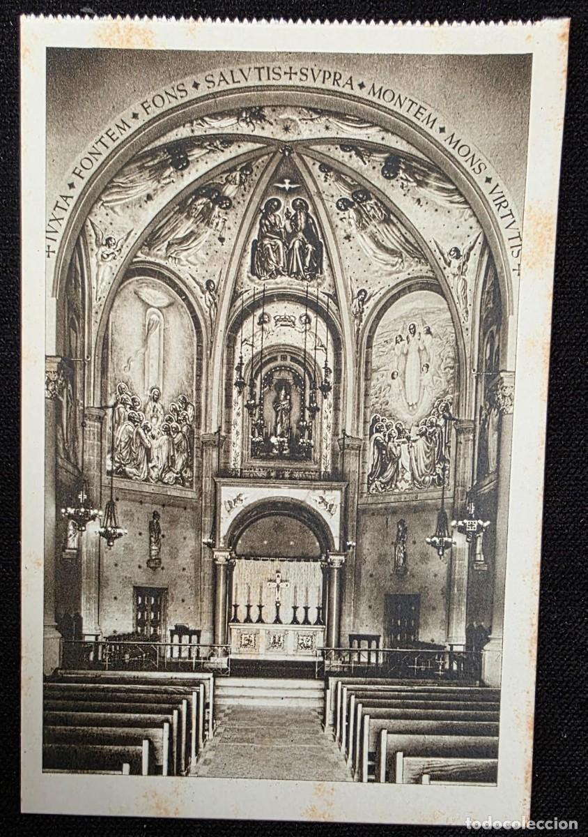 Postales: P.990 Antigua tarjeta postal interior Santuario Mare de D&eacute;u de la Salut Sabadell