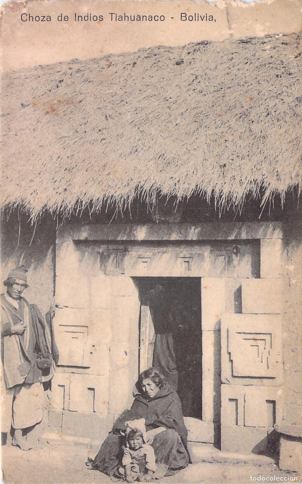 Postales: Postal Choza de Indios en Tiahuanaco, Bolivia - Cultura Andina