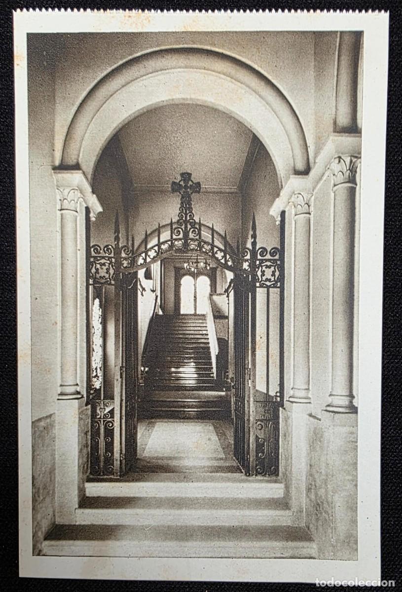 Postales: P.992 Antigua tarjeta postal vest&iacute;bulo y escalera Cambril Virgen Sabadell Fournier