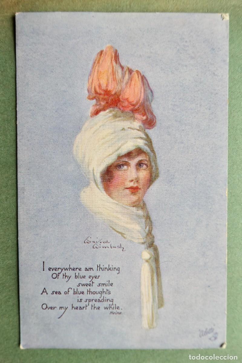 Postales: postal art&iacute;stica &eacute;poca eduardiana (principios del siglo XX), ilustrada Winifred Wimbush brit&aacute;nica