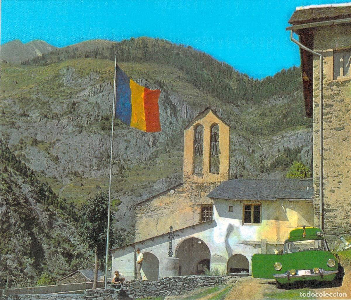 Postales: Postal del Antiguo Santuario de Meritxell, Andorra