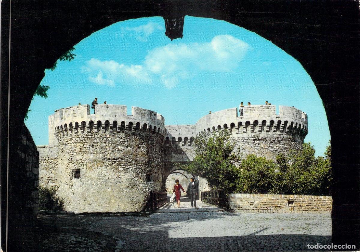 Postales: Postal de Belgrado, Fortaleza de Kalemegdan y Puerta Zindan, Yugoslavia