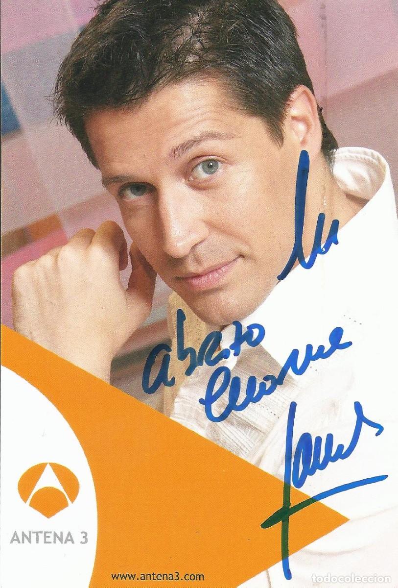 Postales: Jaime Cantizano. Postal promocional Antena 3 firmada. 2006. 17x11,5 cm.