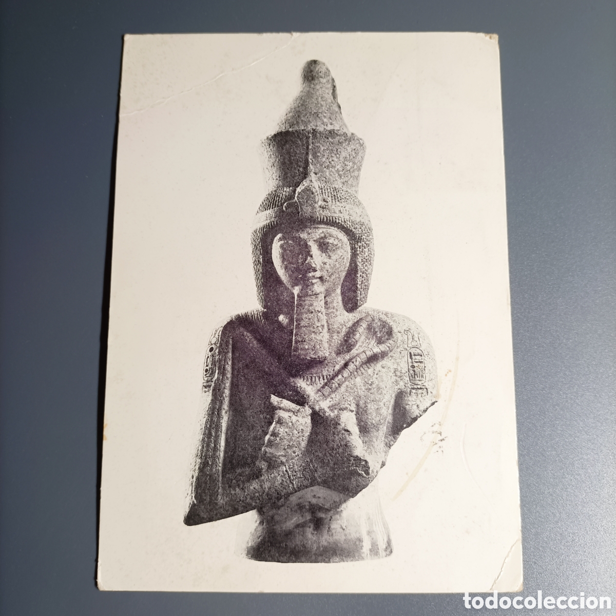 Postais: TARJETA POSTAL CIRCULADA. THE BRITISH MUSEUM. RAMESSES II, KING OF EGYPT
