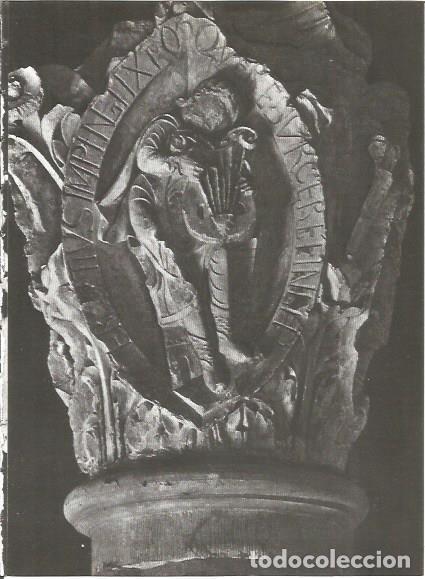 Postales: LAMINA V00362: Capitel de la antigua Iglesia abacial en Cluny, Francia - Rene Crozet