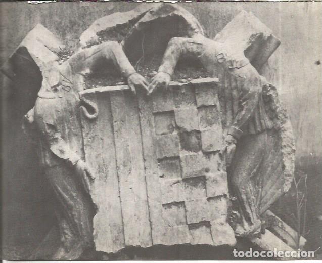 Postales: LAMINA V00318: Escudo de Urgell de la Colegiata de Ager, Lerida - J. Vallverdu - T. Sirera