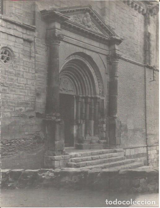 Postales: LAMINA V00325: Portalada parroquia de Tamarit de Llitera, Lerida - J. Vallverdu - T. Sirera