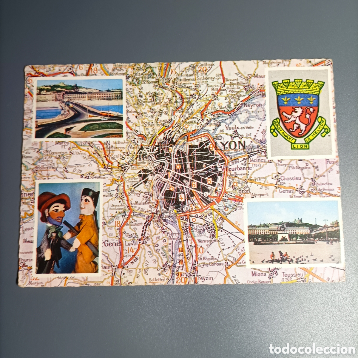 Postales: TARJETA POSTAL CIRCULADA. №2171BLYON ET SES ENVIRONS