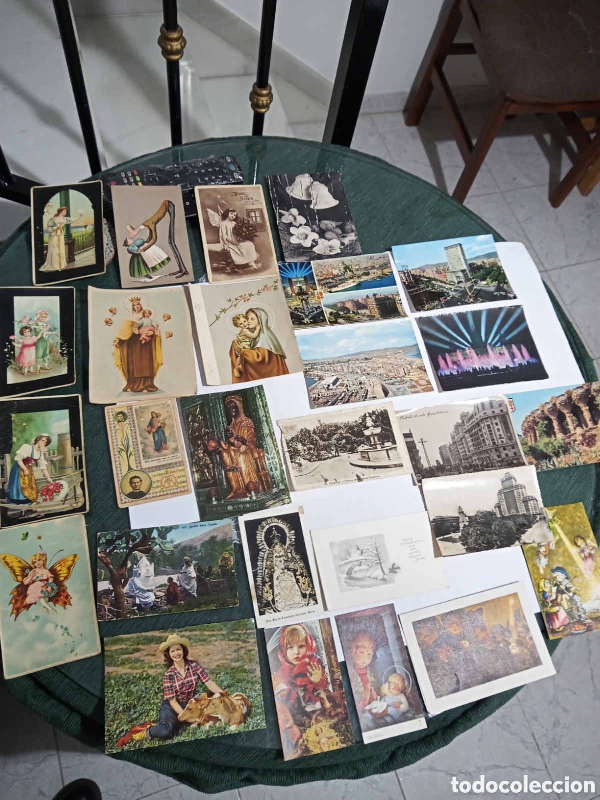 Postales: LOTE DE POSTALES ANTIGUAS USADAS. ESPA&Ntilde;A Y EXTRANJERAS.