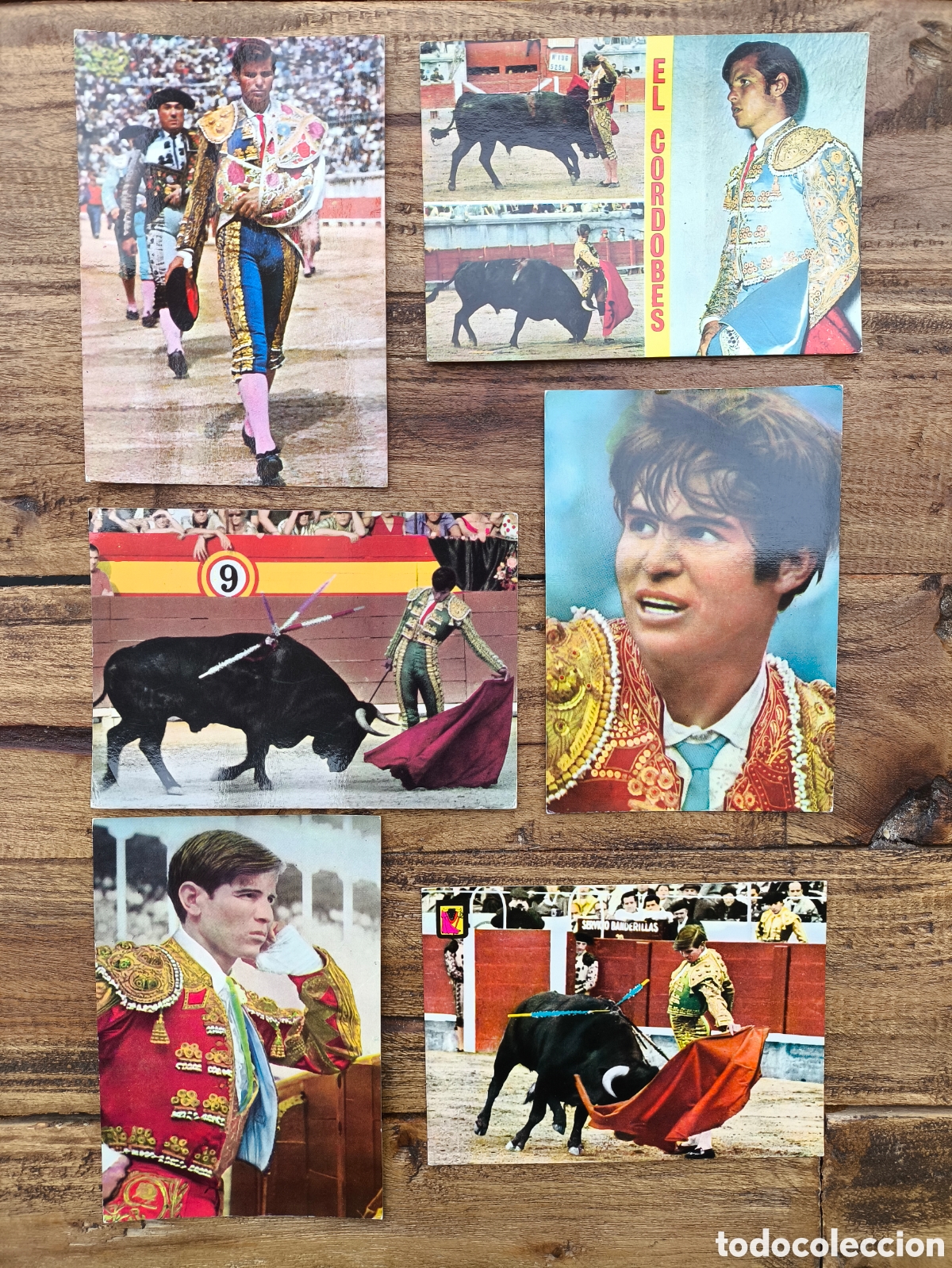 Postales: Lote postales fotogr&aacute;ficas Manuel Ben&iacute;tez El Cordob&eacute;s toros torero