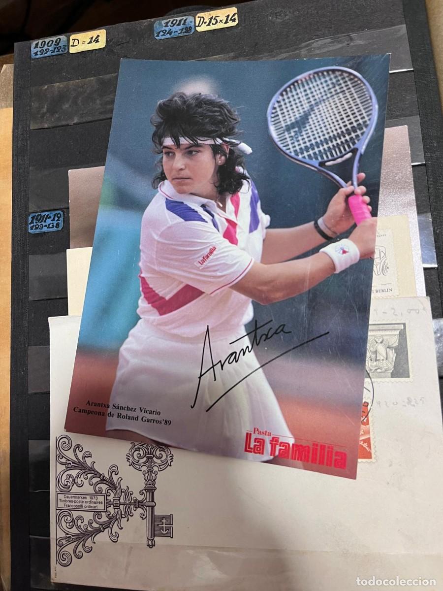 Postales: POSTAL SIN USAR Arantxa S&aacute;nchez Vicario Campeona de Roland Garros'89