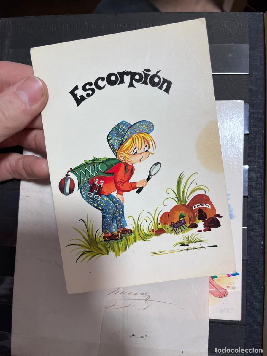 Postales: POSTAL SIN USAR ESCORPION