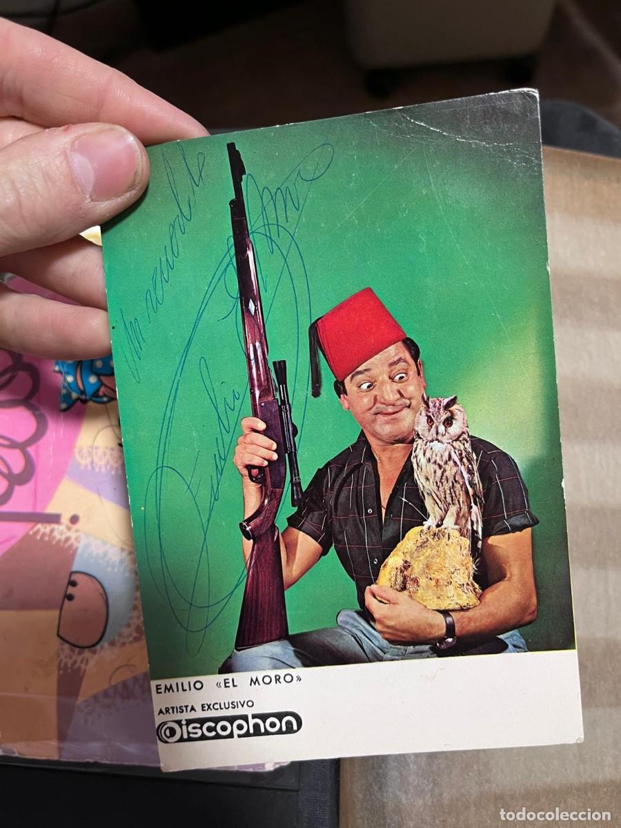 Postales: POSTAL SIN USAR EMILIO &laquo;EL MORO&raquo; FIRMADO