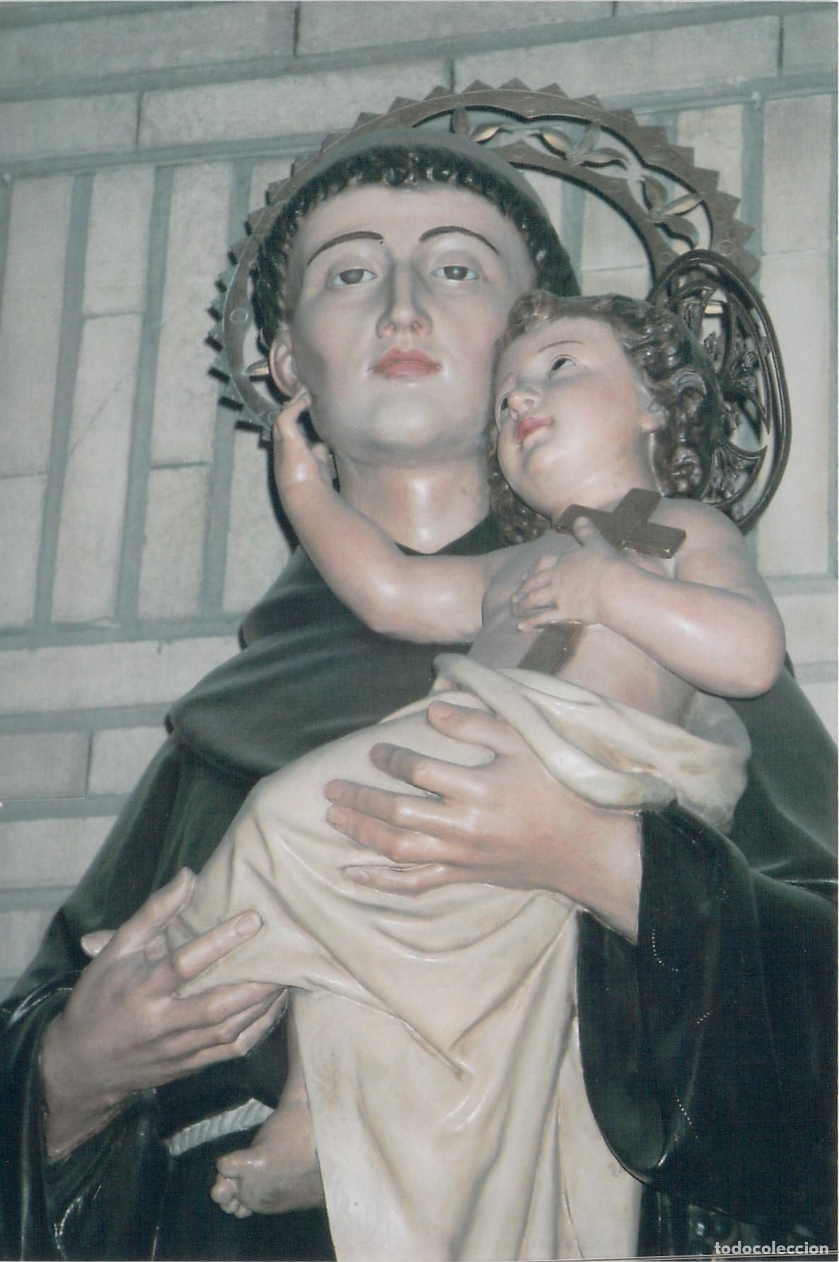 Postales: Fotografia de San Antonio de Padua con el Ni&ntilde;o Jes&uacute;s