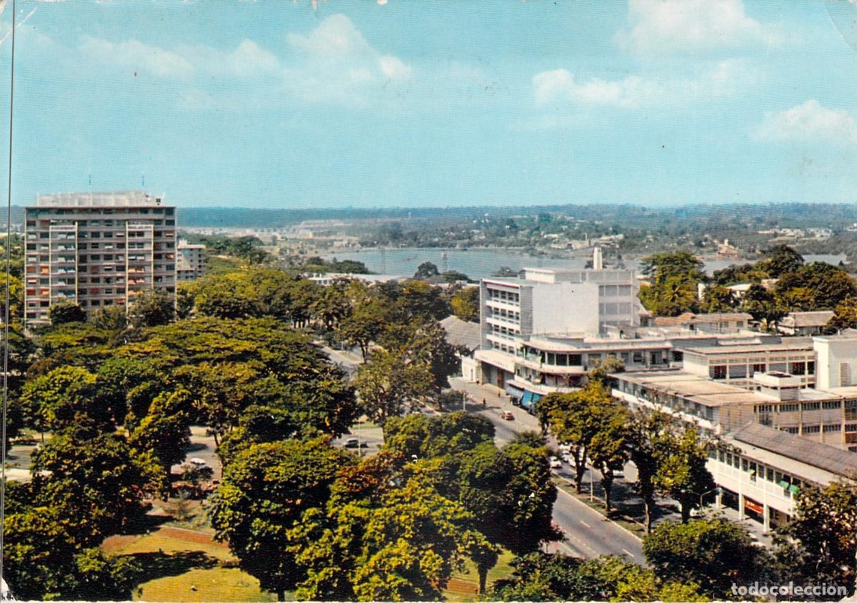 Postales: Postal de Abidjan, Costa de Marfil: El Parque y Le Plateau