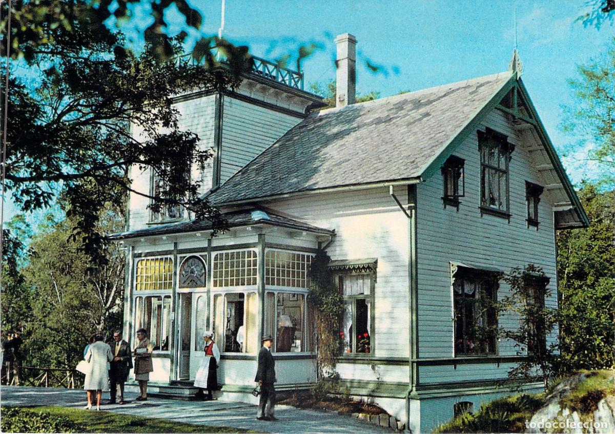 Postales: Postal de Troldhaugen, Residencia de Edvard Grieg en Bergen, Noruega