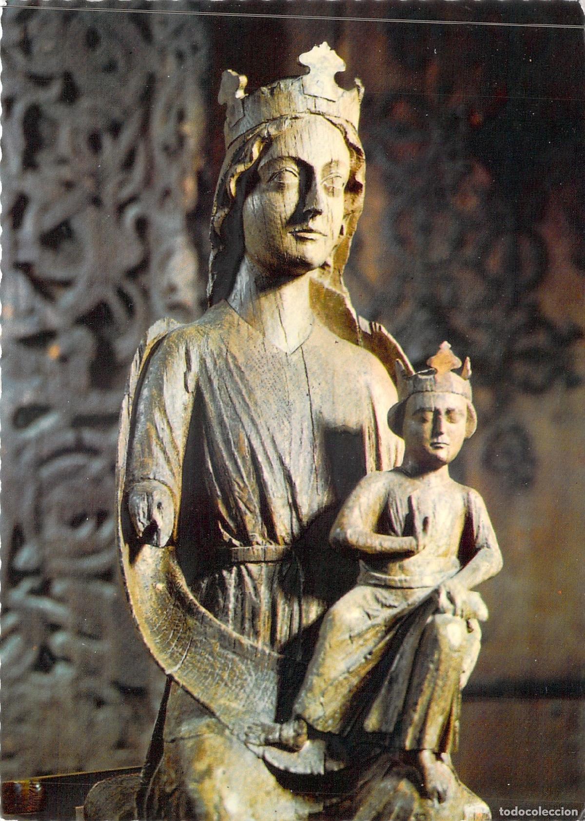 Postales: Postal de la Virgen de la Iglesia de Enebakk Akershus Noruega