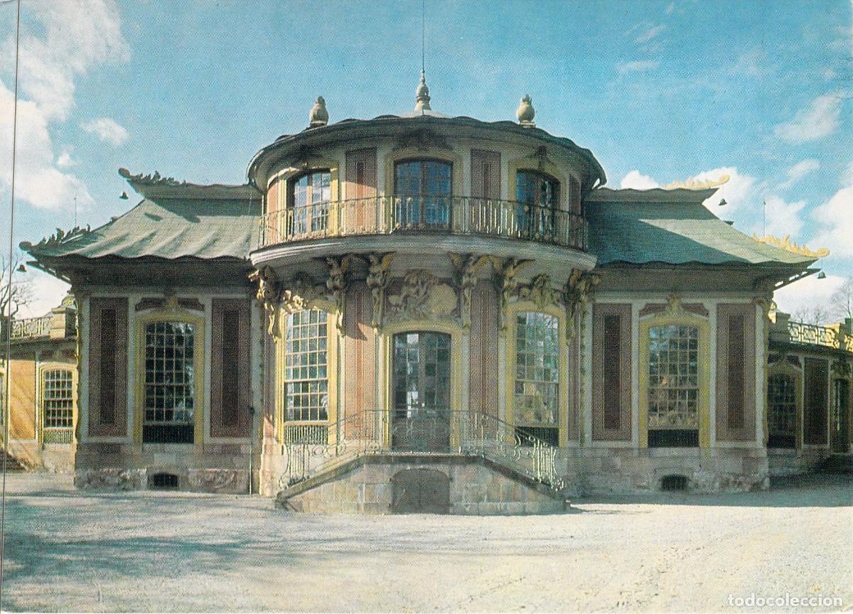 Postales: Postal del Pabell&oacute;n Chino Kina slott en Drottningholm, Suecia