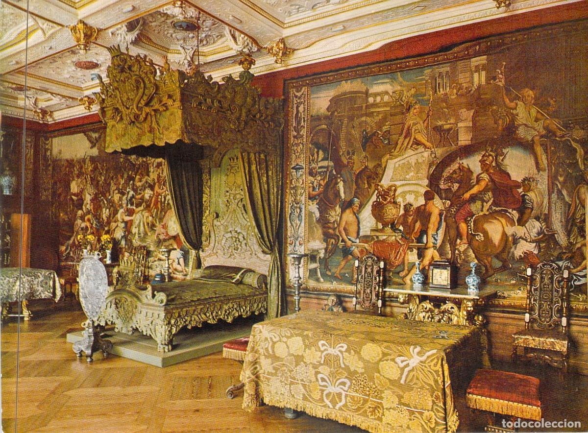 Postales: Postal del Sal&oacute;n Barroco en el Castillo de Frederiksborg Dinamarca