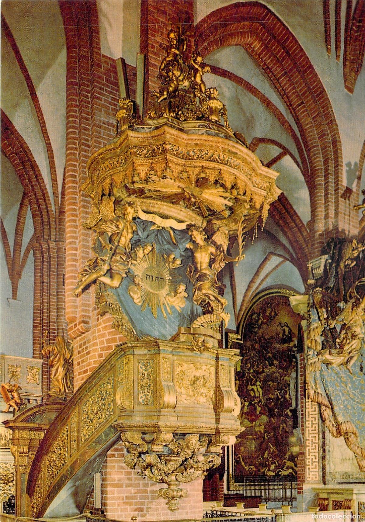 Postales: Postal del P&uacute;lpito Barroco en la Catedral Storkyrkan de Estocolmo - Foto 1