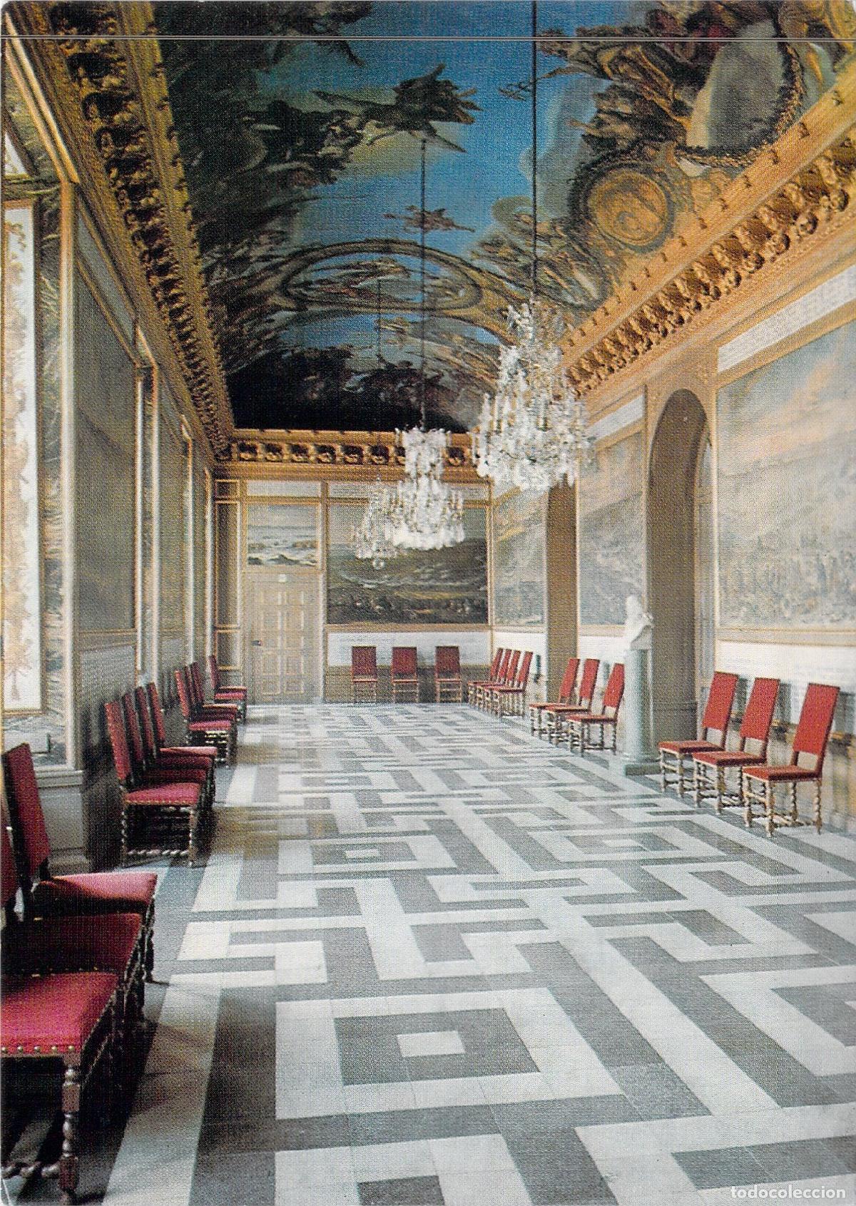 Postales: Postal de la Galer&iacute;a de Carlos XI en el Palacio de Drottningholm
