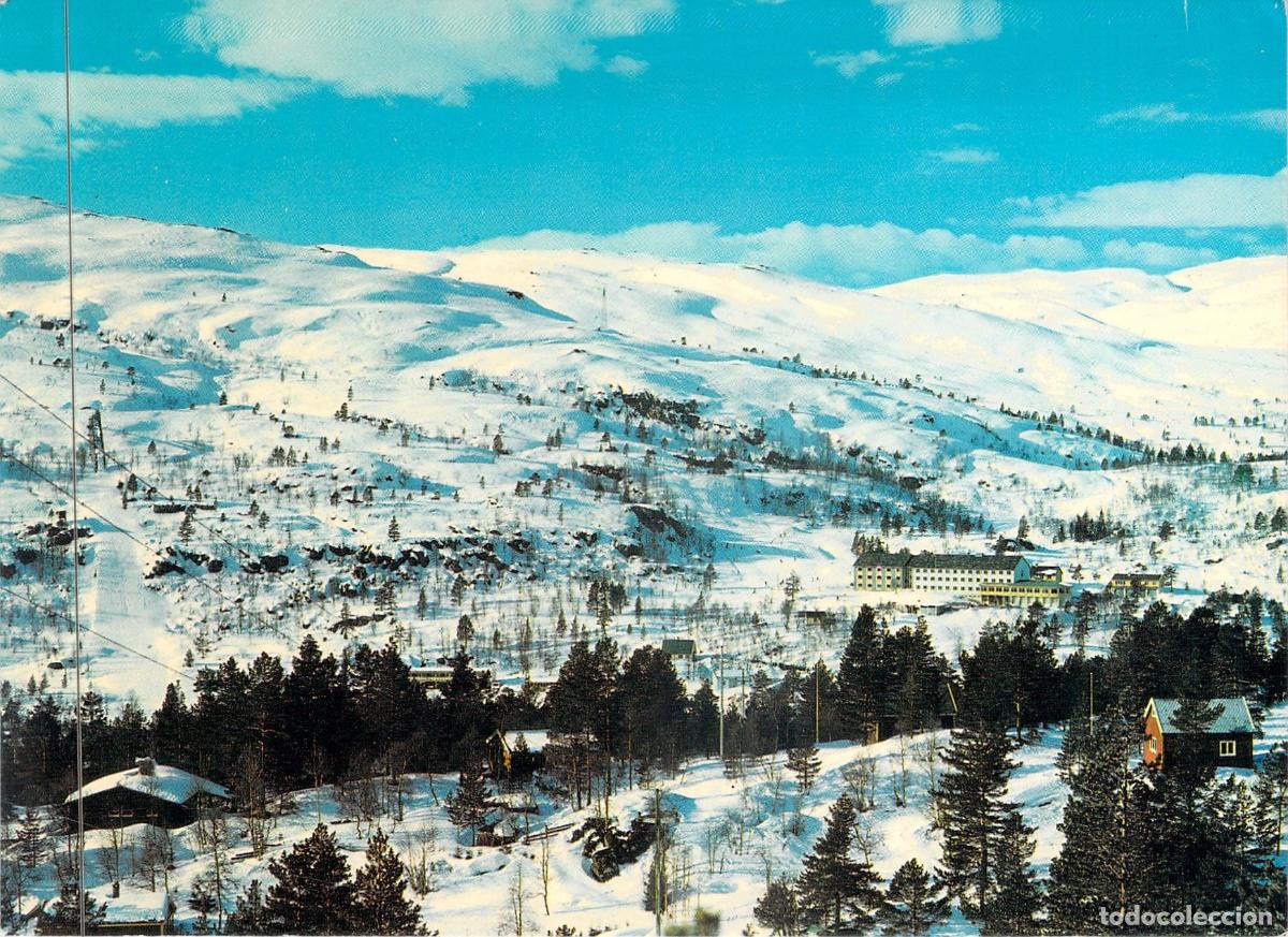 Postales: Postal de Noruega: Terreno de esqu&iacute; Solfonn en Hardanger