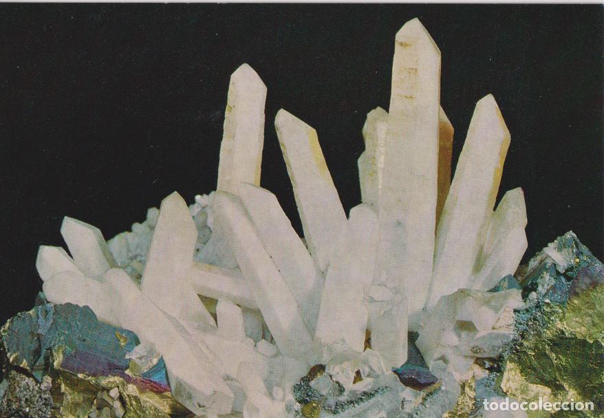 Postales: POSTAL CRISTALES PRISMATICOS DE CUARZO BLANCO - FOTO DE C.A.FRIEND - S/C