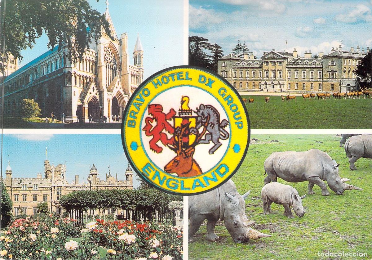 Postales: Postal QSL Inglaterra Bravo Hotel DX Group Hertfordshire Bedfordshire