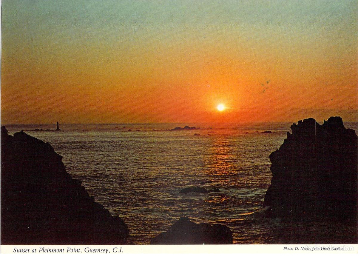 Postales: Tarjeta Postal Atardecer en Pleinmont Point Guernsey Islas del Canal