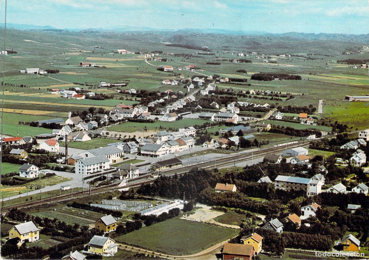 Postales: Postal de Vista A&eacute;rea de Vigrestad en Rogaland, Noruega