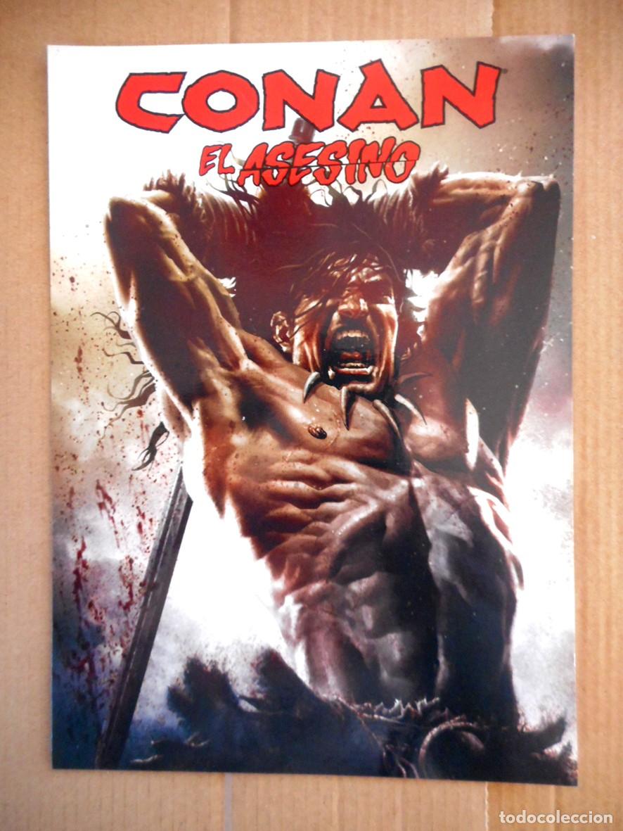 Postales: CARTEL PROMOCI&Oacute;N CONAN EL ASESINO (PLANETA-2016)