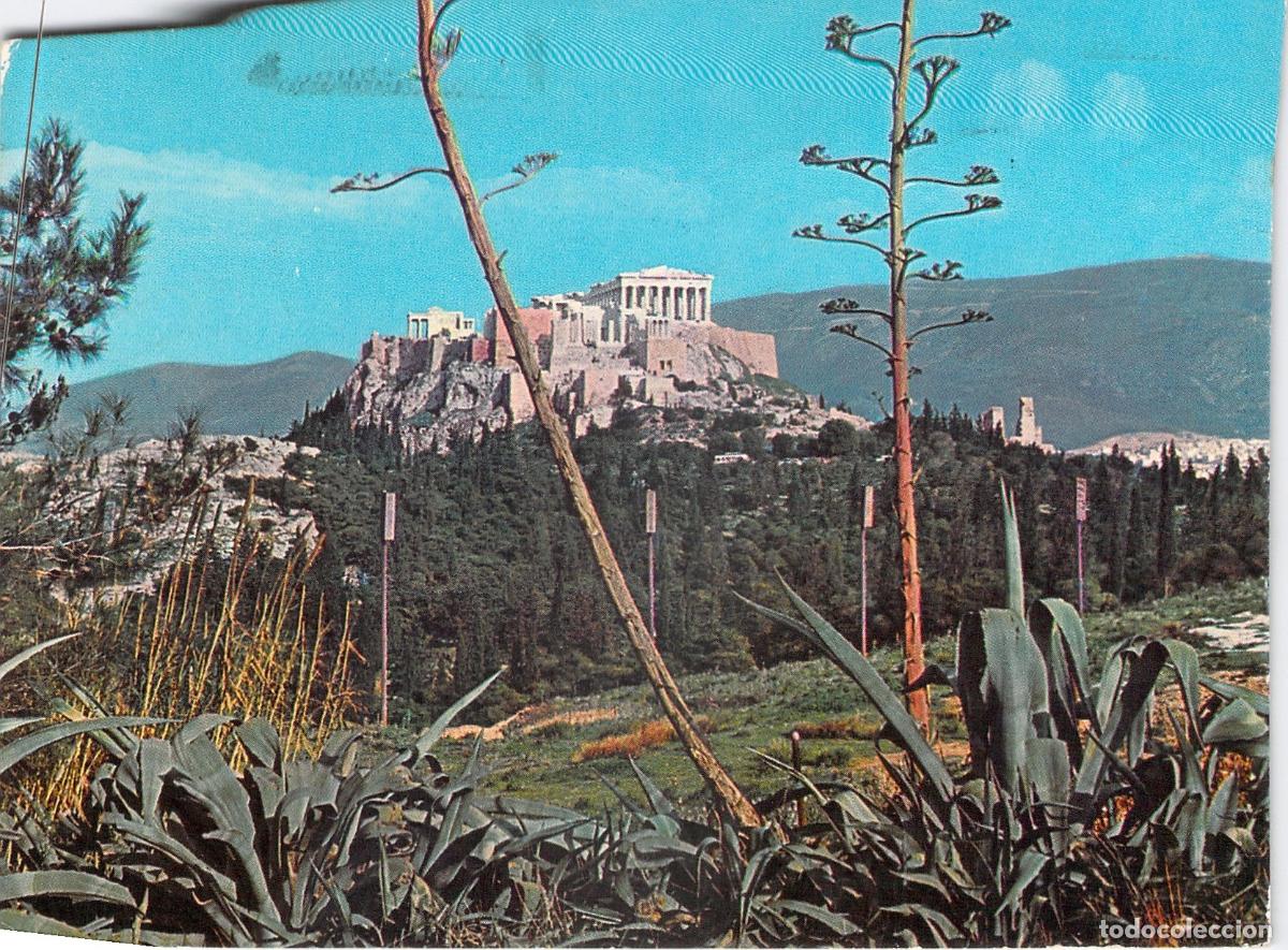 Postales: Postal de Atenas con Vista Panor&aacute;mica de la Acr&oacute;polis