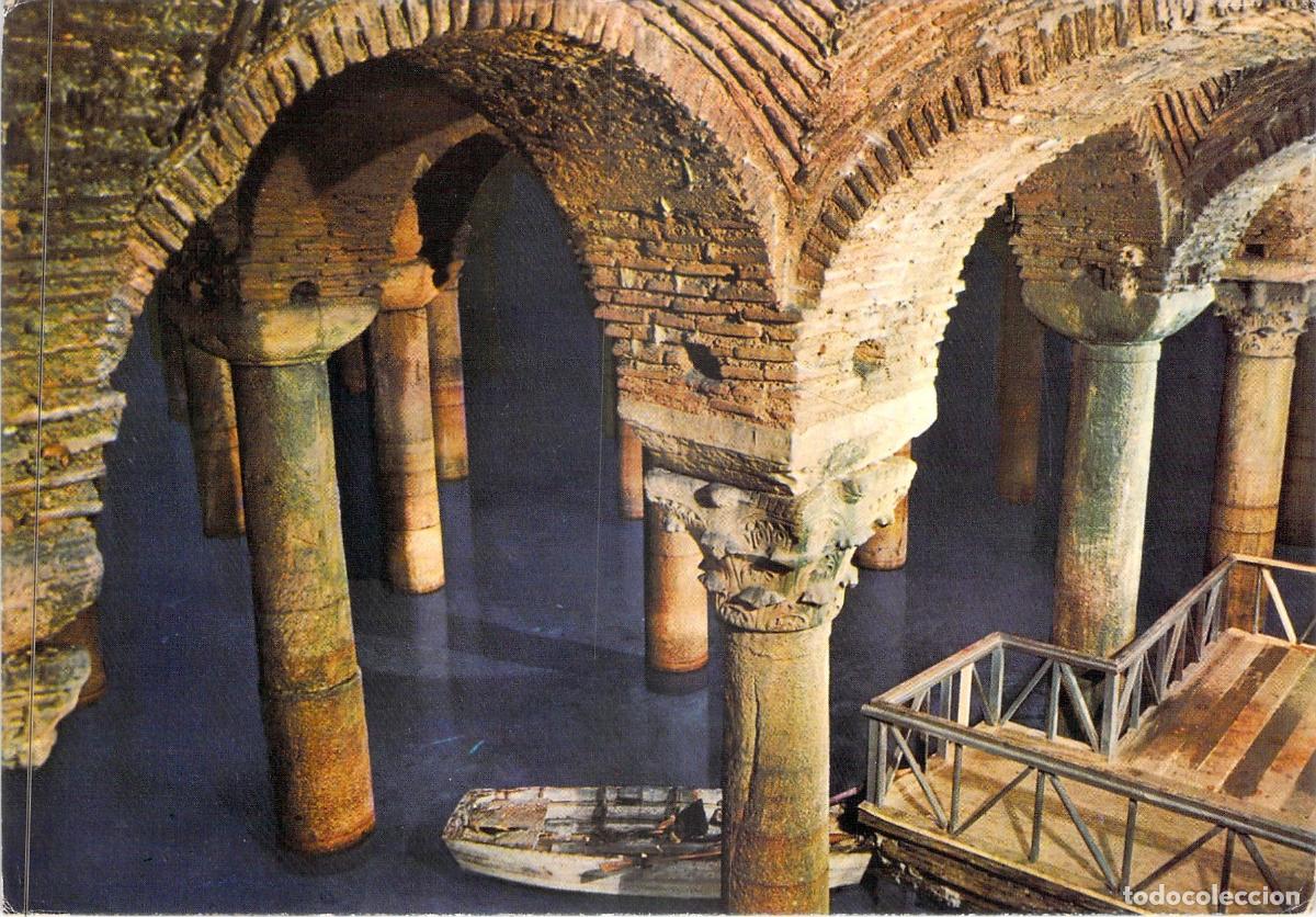 Postales: Postal de la Cisterna Bas&iacute;lica en Estambul, Turqu&iacute;a