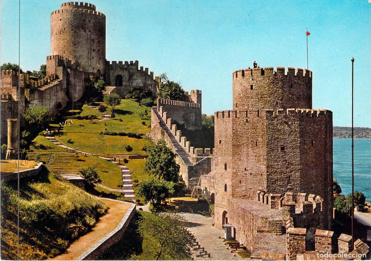 Postales: Postal de la Fortaleza de Rumelihisari en Estambul, Turqu&iacute;a