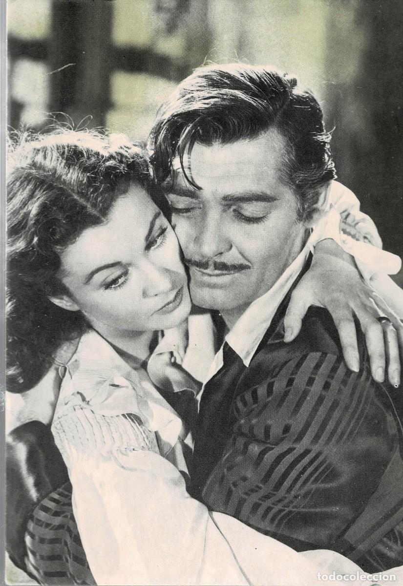 Postales: POSTAL DE CINE: DE VIVIEN LEIGH Y CLARK GABLE EN LO QUE EL VIENTO SE LLEVO. P-CINE-1698