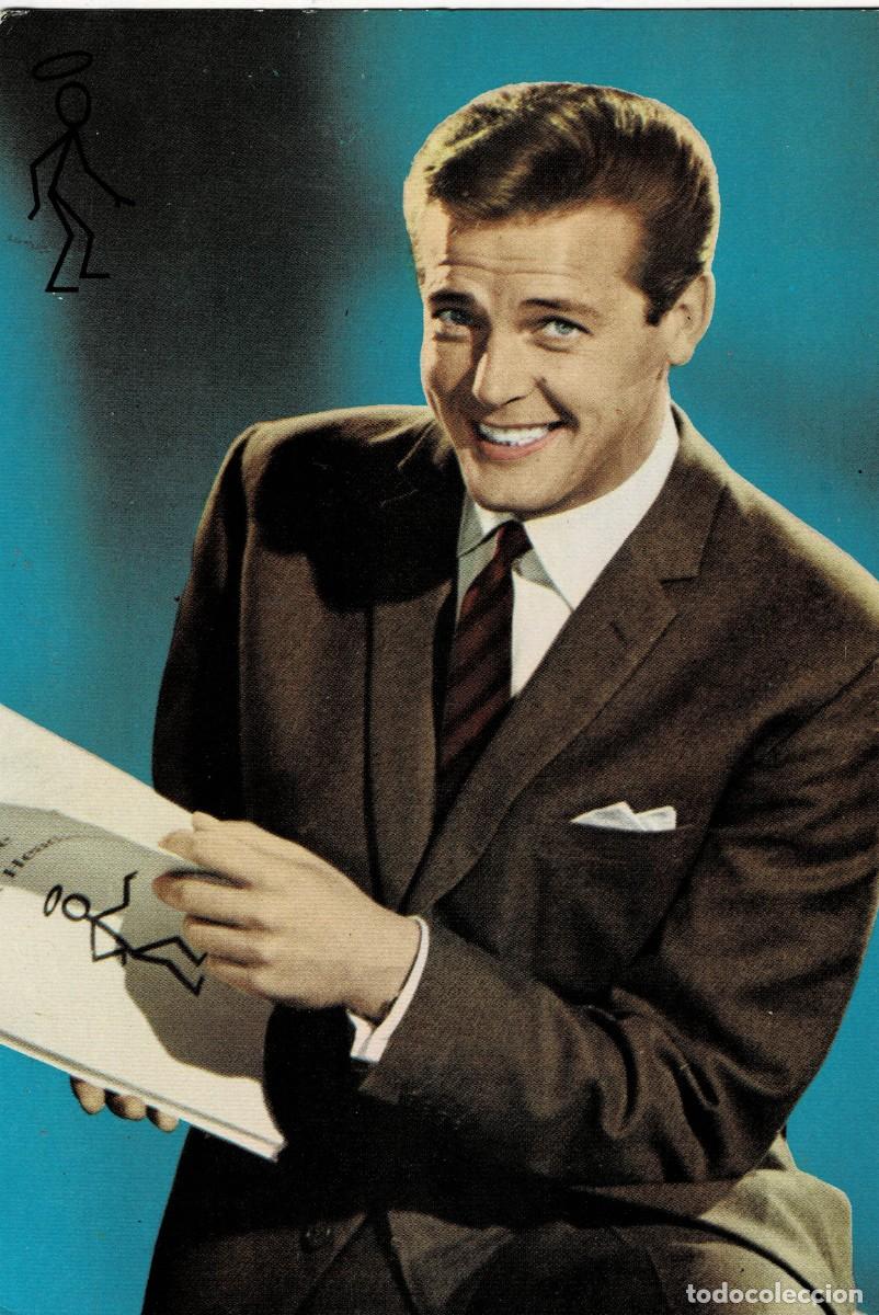 Postales: POSTAL DE CINE: DE ROGER MOORE EN EL SANTO. P-CINE-1702