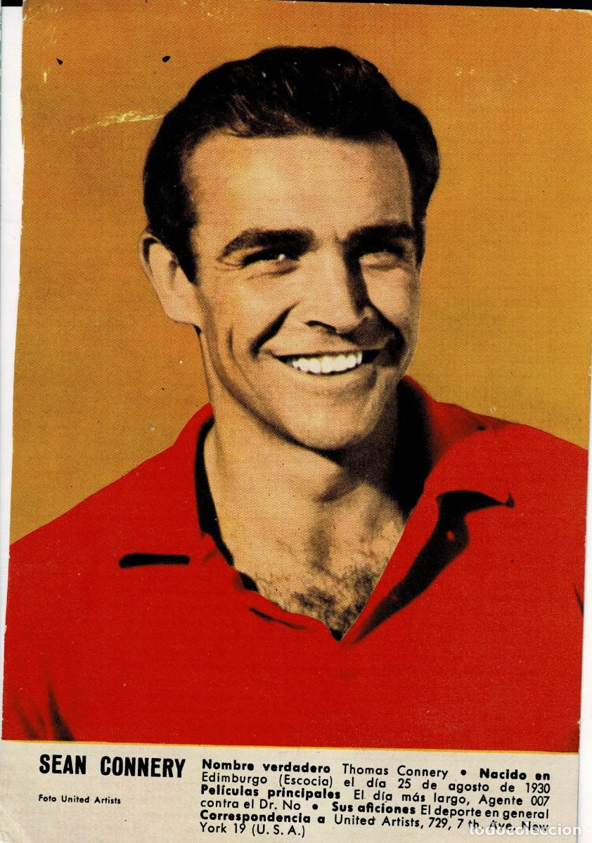Postales: POSTAL DE CINE: DE SEAN CONNERY. P-CINE-1703