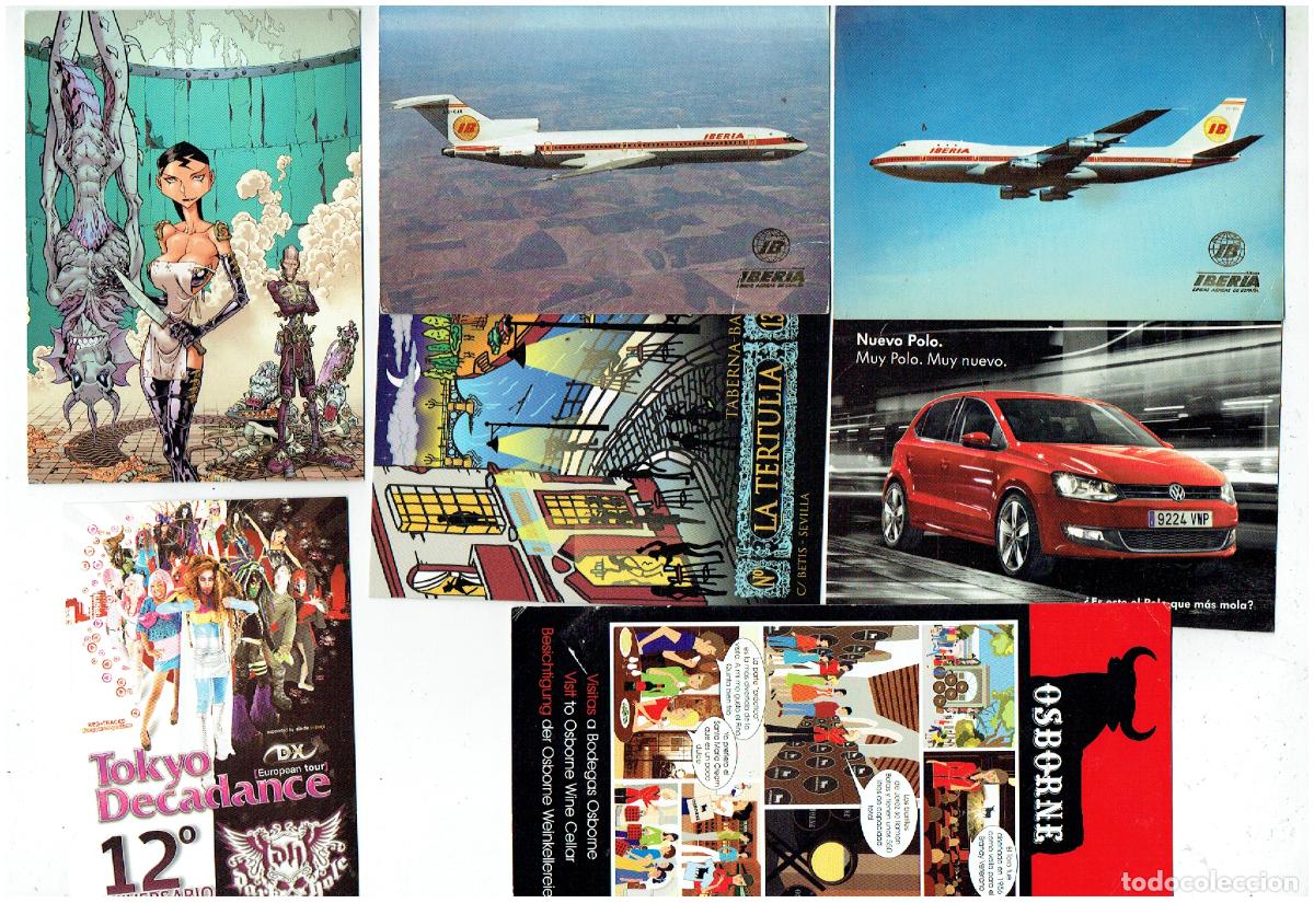 Postales: POSTALES: 6 POSTALES Y UN TARJET&Oacute;N SE OSBORNE, DISTINTAS TEM&Aacute;TICAS. VER FOTOS.(B/48.1)L6